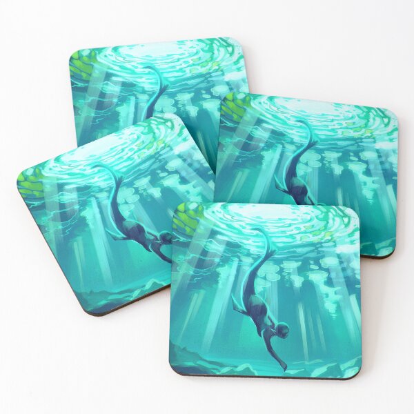 Item preview, Emerald mermaid dive designed and sold by Manoela-Costa.