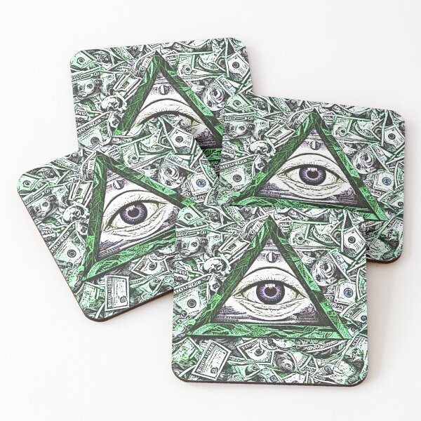 Item preview, eyeball and triangle (6) tileartwork designed and sold by tileartwork.