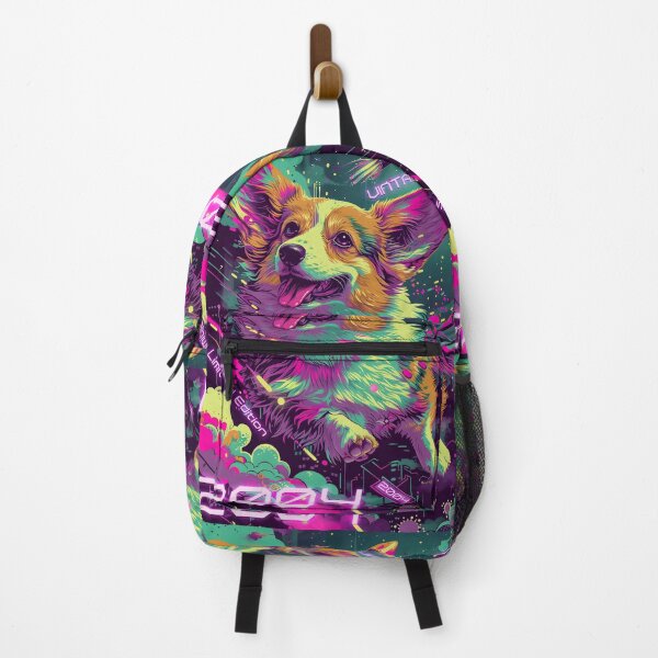 Item preview, Vintage 2004 - 20 Year Old Funny Cyberpunk Corgi Dog 20th Birthday Gift designed and sold by SecretDicer.