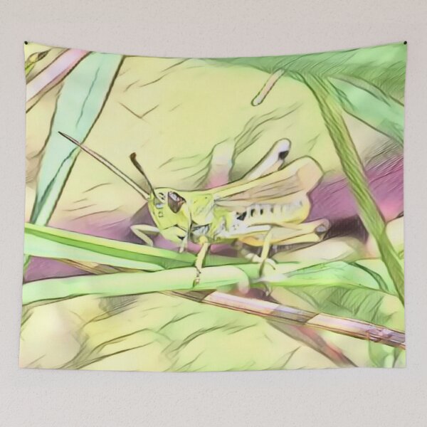 Item preview, Grasshopper Balance In Watercolour designed and sold by Fearless-Fox.