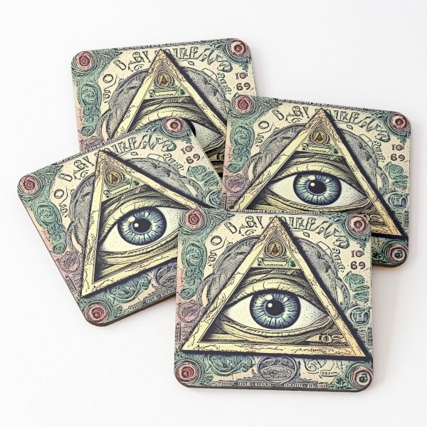 Item preview, eyeball and triangle (7) tileartwork designed and sold by tileartwork.
