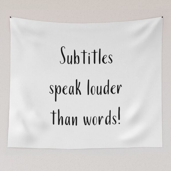 Item preview, Subtitles designed and sold by YourChingu.