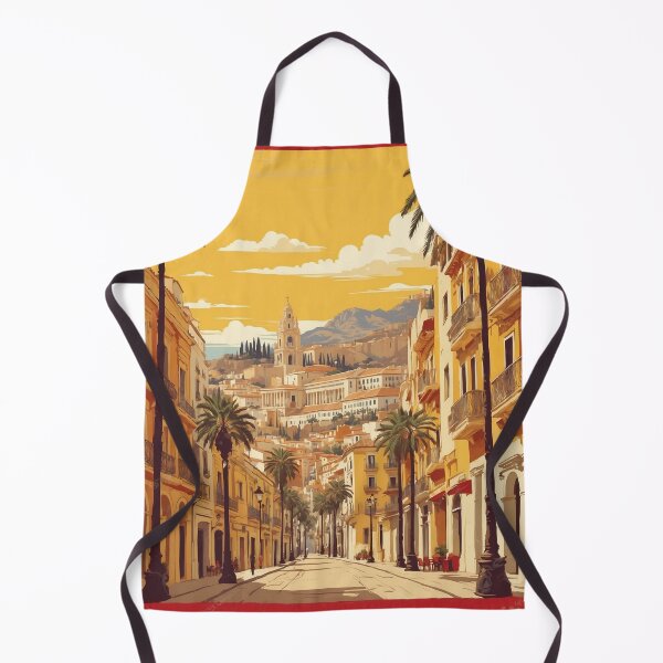 Artikelvorschau, Malaga Andalusien Spanien Tourismus Vintage Poster 2 entworfen und verkauft von TravelersGems.