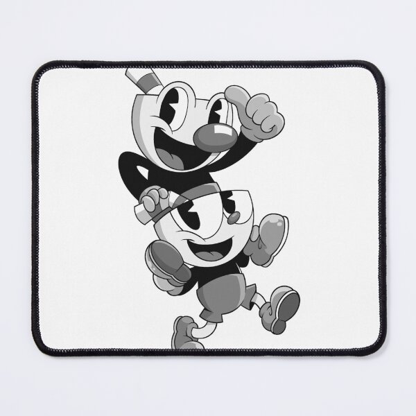 Item preview, Fan Art Cuphead and Mugman B&W designed and sold by yogiskencing.