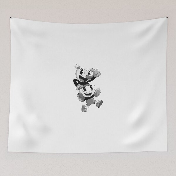 Item preview, Fan Art Cuphead and Mugman B&W designed and sold by yogiskencing.