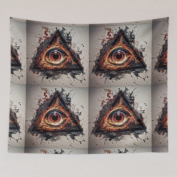 Item preview, eyeball and triangle (9) tileartwork designed and sold by tileartwork.