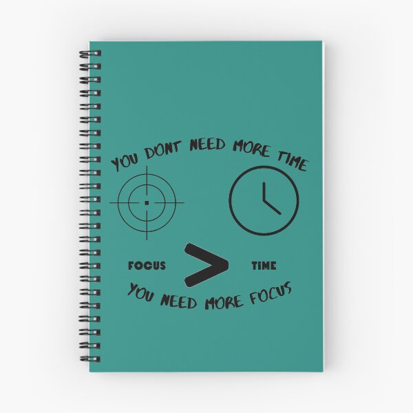 Item preview, Focus Is Better Than Time designed and sold by RayAndDice.