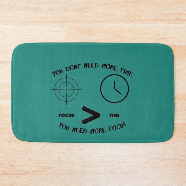 Item preview, Focus Is Better Than Time designed and sold by RayAndDice.