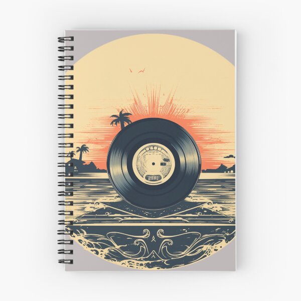 Item preview, Vinyl Retro Sunset Vibes designed and sold by NordicKonzept.