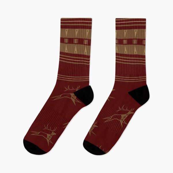 Item preview, Elk Running (Maroon and Gold) designed and sold by MelvinWarEagle.