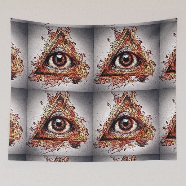 Item preview, eyeball and triangle (10) tileartwork designed and sold by tileartwork.