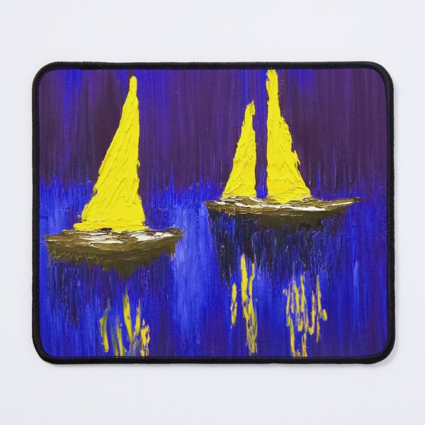Item preview, Lovely Night Anchor Yellow-Blue designed and sold by kibazor.