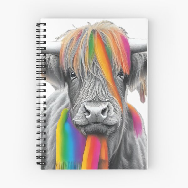 Item preview,  Highland Cow Rainbow Fringe designed and sold by Zenvo.