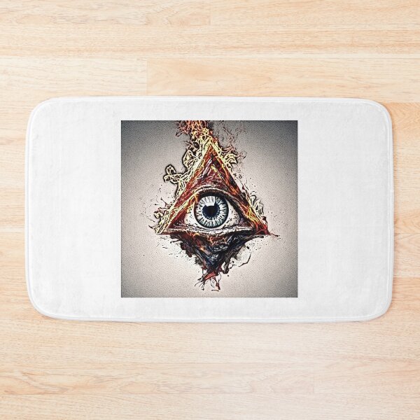 Item preview, eyeball and triangle (11) tileartwork designed and sold by tileartwork.