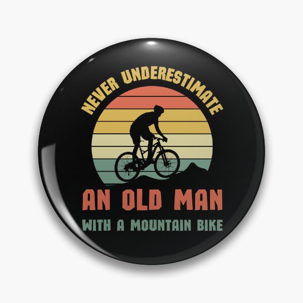 Item preview, Never Underestimate an Old Man With a Bike designed and sold by AniArtPL.