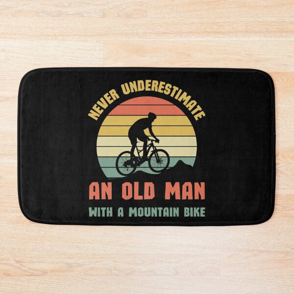 Item preview, Never Underestimate an Old Man With a Bike designed and sold by AniArtPL.
