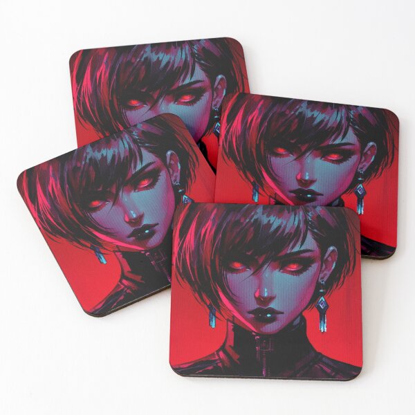Item preview, Girl Red Eyes [neo noir aesthetic] designed and sold by RESToRAPTOR.