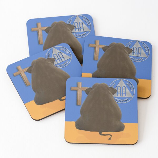 Item preview, ELEPHANT IN THE ROOM PLUS Alcoholics Anonymous Support Symbol  CIRCLE TRIANGLE designed and sold by THE AMERICAN TEEVANGELIST.