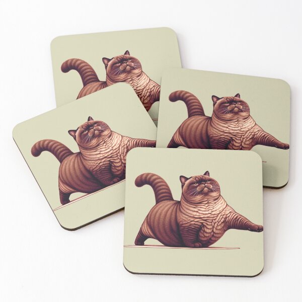 Item preview, Yoga Fat Cats designed and sold by KaraTeProject.