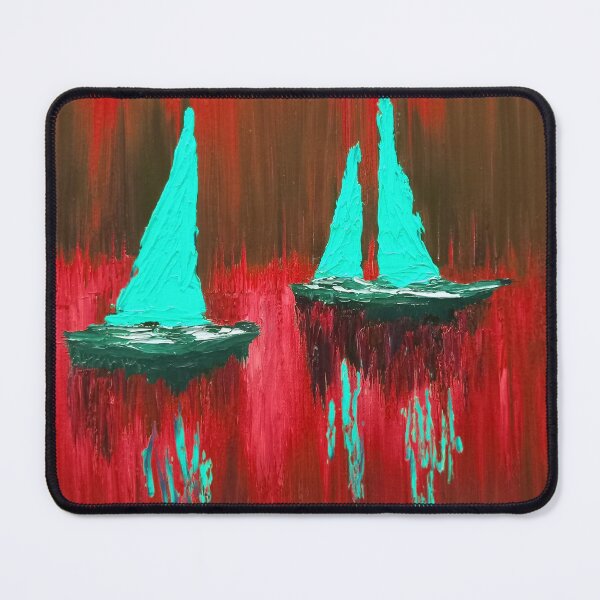 Item preview, Lovely Night Anchor Teal-Red designed and sold by kibazor.