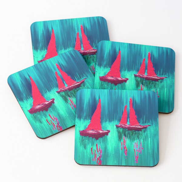 Item preview, Lovely Night Anchor Red-Teal designed and sold by kibazor.