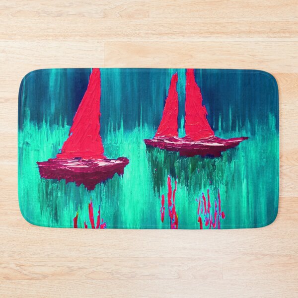 Item preview, Lovely Night Anchor Red-Teal designed and sold by kibazor.