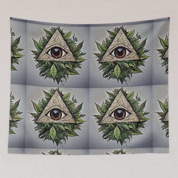 Item preview, eyeball and triangle (14) tileartwork designed and sold by tileartwork.