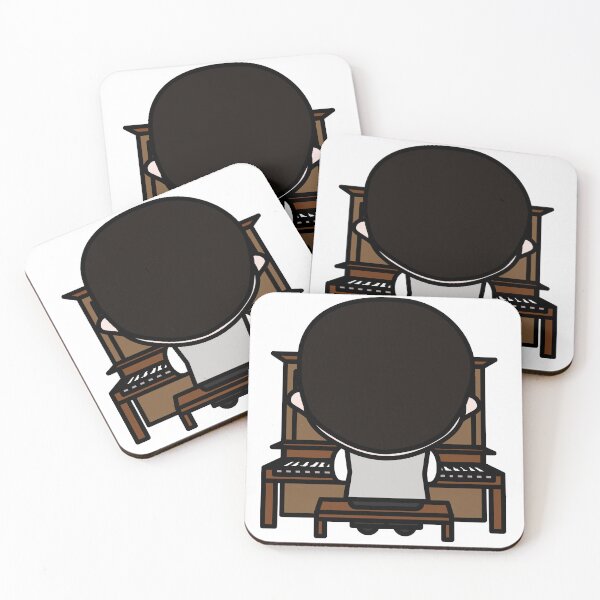 Item preview, [CRASH LANDING ON YOU] Ri Jeong Hyeok Piano Scene Chibi Sticker | Crash Landing On You | Son Ye Jin | Hyun Bin  designed and sold by AREUMDOWNTOWN.