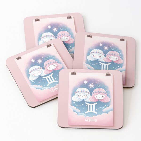 Item preview, Gemini: The Playful Air Fairies designed and sold by ZodiBlend.