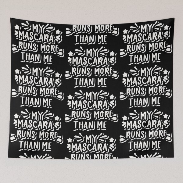 Item preview, My mascara runs more than me - white edition designed and sold by EmeraldeaArt.