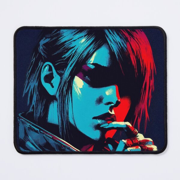 Item preview, Neo Noir Girl Portrait [neon aesthetic] designed and sold by RESToRAPTOR.