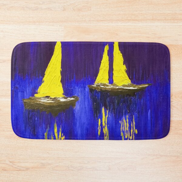 Item preview, Lovely Night Anchor Yellow-Blue designed and sold by kibazor.