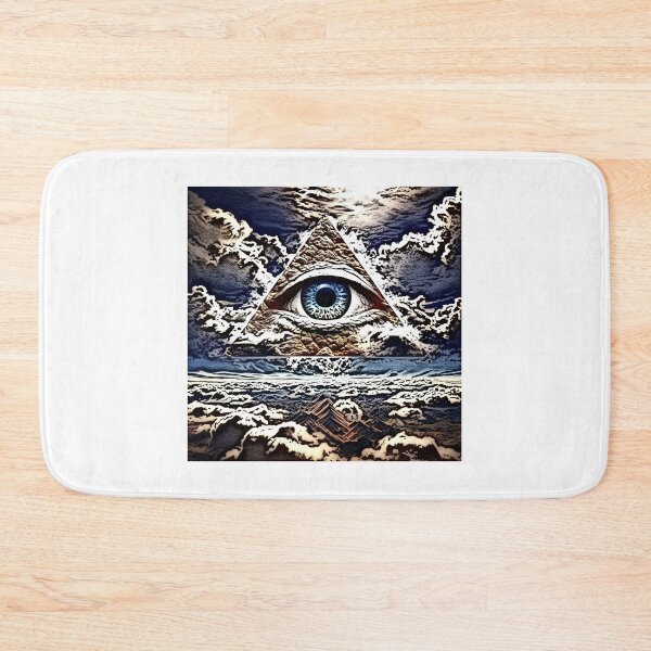 Item preview, eyeball and triangle (16) tileartwork designed and sold by tileartwork.