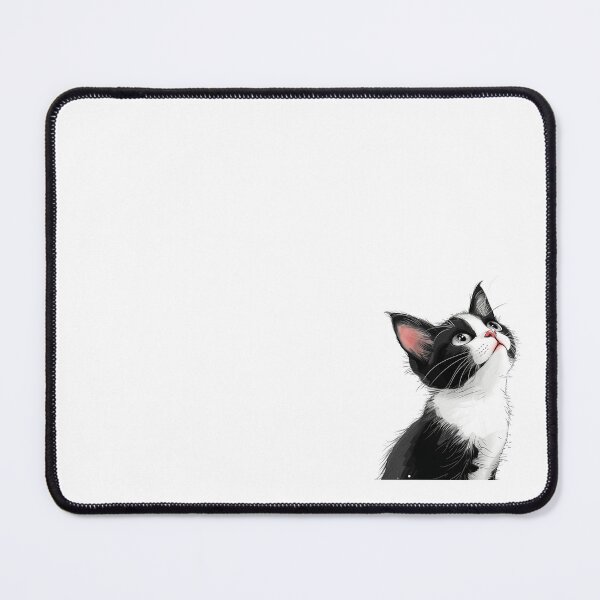 Item preview, Black & White Cute Cat designed and sold by KPArtzaaany.