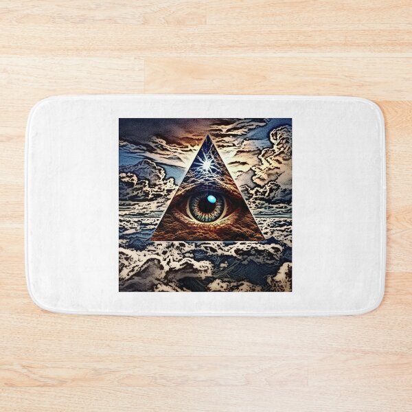 Item preview, eyeball and triangle (19) tileartwork designed and sold by tileartwork.