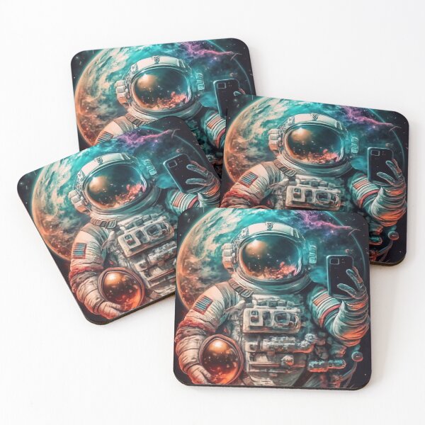 Item preview, Astronaut takes a selfie designed and sold by M-Y-A-R-T-.