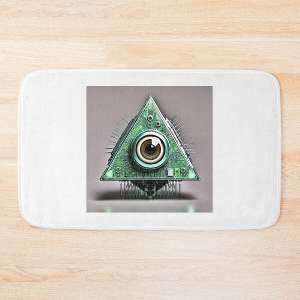Item preview, eyeball and triangle (21) tileartwork designed and sold by tileartwork.