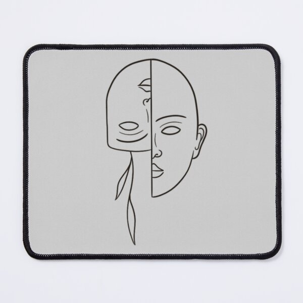 Item preview, Leaves Face Line Art designed and sold by MVZART.