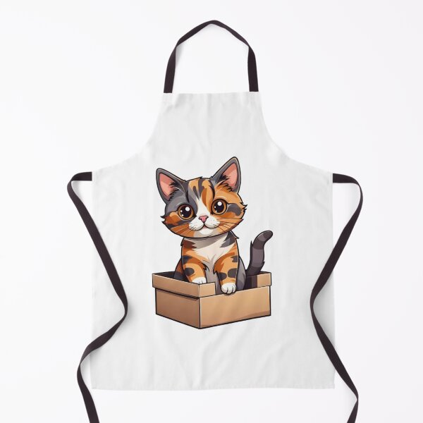 Item preview, Cat tortie in box designed and sold by KorArtStudio.