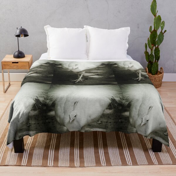 Item preview, White Peafowl Jerez Zoo Vertical Black and White designed and sold by eddiebarronshop.