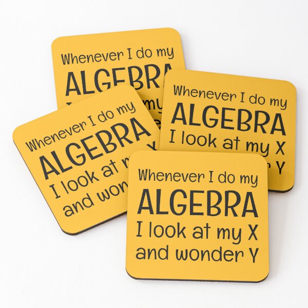 Item preview, Funny Algebra Math Jokes - Funny Mathematics  designed and sold by WIZECROW.