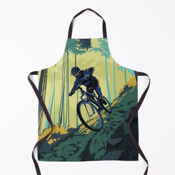 Item preview, Retro styled mountain bike poster art designed and sold by supriyo-art.