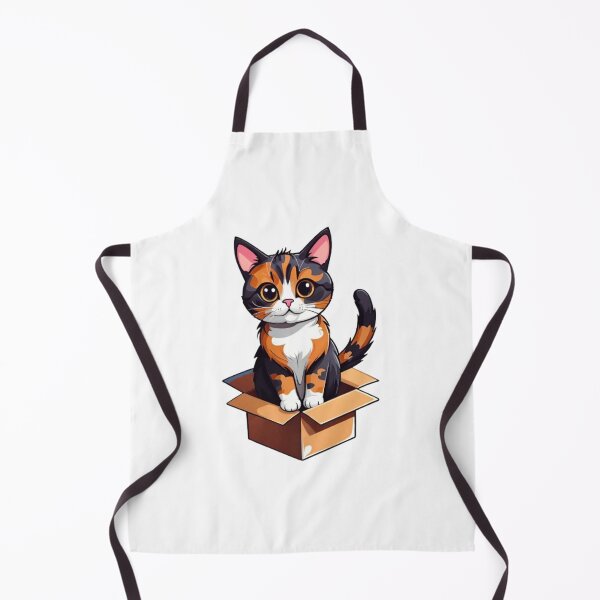 Item preview, Cool cat mom tortie in box designed and sold by KorArtStudio.