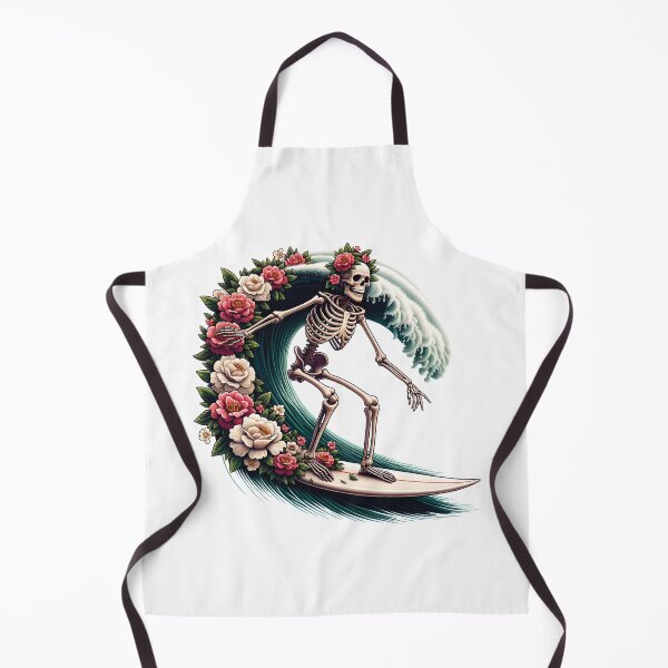 Item preview, Skeleton on the surf / skeleton with flowers / flowered skull / succulent skeleton designed and sold by Krasnovaovaova.