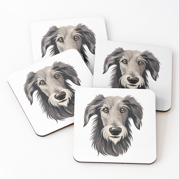 Item preview, Scottish Deerhound full posture designed and sold by Sleek Sketch Studio.