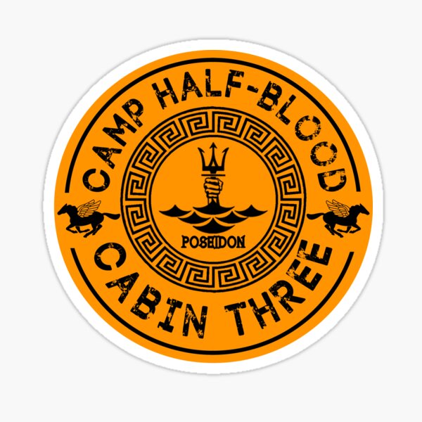 Percy Jackson - Cabin 3 Percy Jackson Sticker Png,Camp Half Blood Logo -  free transparent png images 