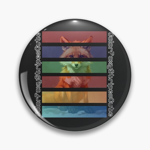 Item preview, Rainbow Fox Stripes designed and sold by dom-sien-sh.
