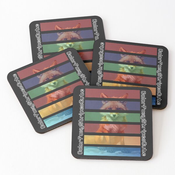 Item preview, Rainbow Fox Stripes designed and sold by dom-sien-sh.
