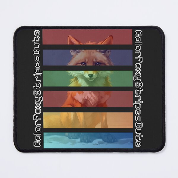 Item preview, Rainbow Fox Stripes designed and sold by dom-sien-sh.