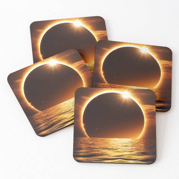 Item preview, Eclipse in Macro: Amplified Celestial Details in Digital Art designed and sold by Artedig.